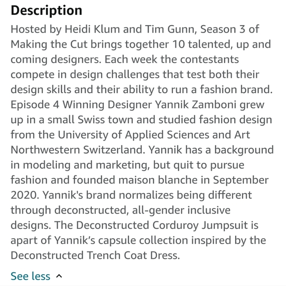 Corduroy Jumpsuit - Picture 11 of 11